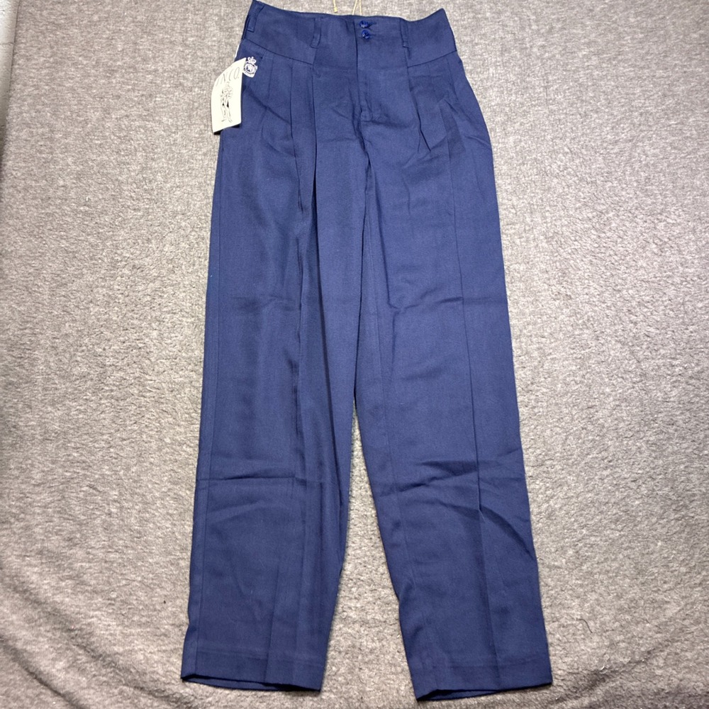 New JNCO Dress Pants Mens 29 Blue Pleated Vintage‎ New With Tags Deadstock Rare